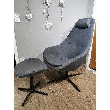 Kokon Relax-Sessel, inkl. Hocker